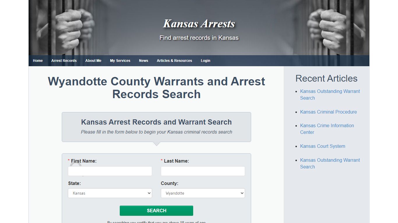 Wyandotte County Warrants and Arrest Records Search ...